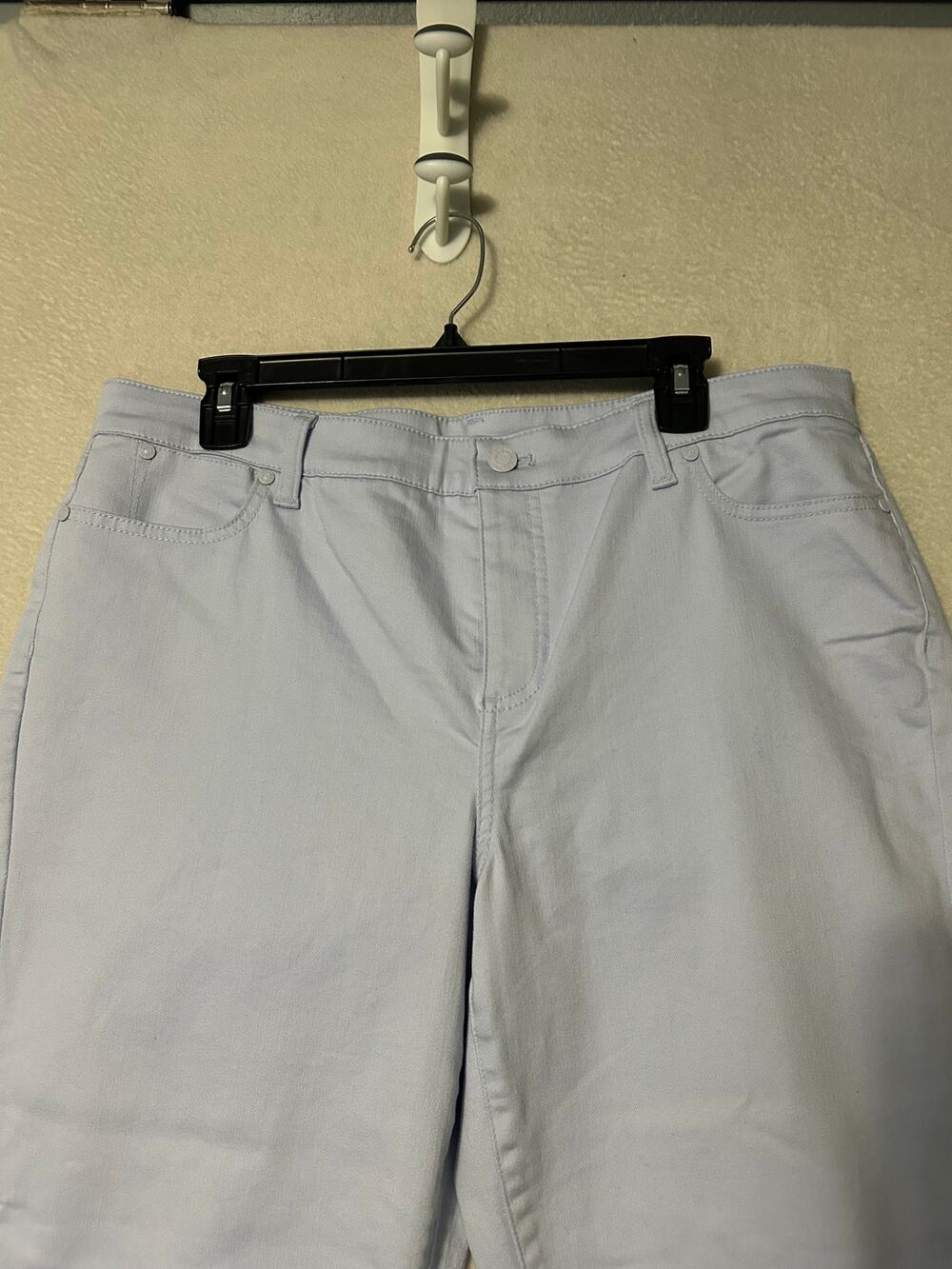 Talbots Flawless Women's 16P Slim Ankle Jeans Light Blue Denim